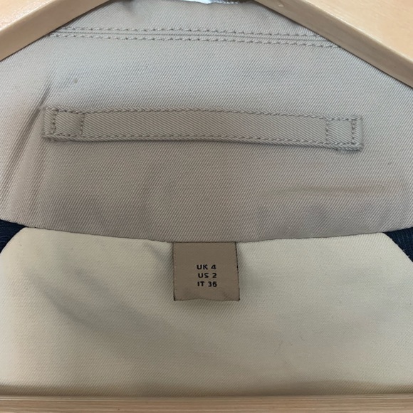 Burberry detachable hood wool and cotton gabardine - Picture 6 of 8